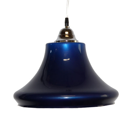 Luminaire Seville 1 globe bleu - G132B