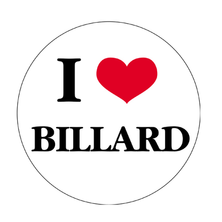 Sticker I Love Billard - S858A