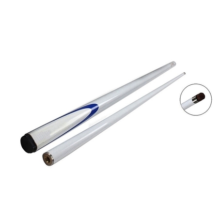 Queue billard Graphite Blanc (1/2) - Q810B