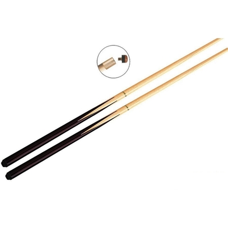 Lot 2 queues billard 1/2 de 123 cm - 988