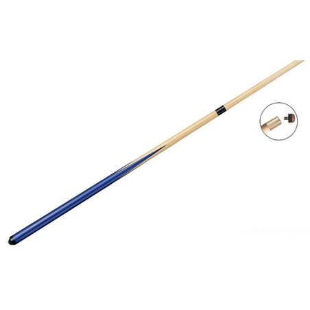 Queue billard Pool 145 cm 1/2 Bleue - Q122B