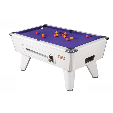 Billard Winner 6ft Suprême Blanc à monnayeur - W930B