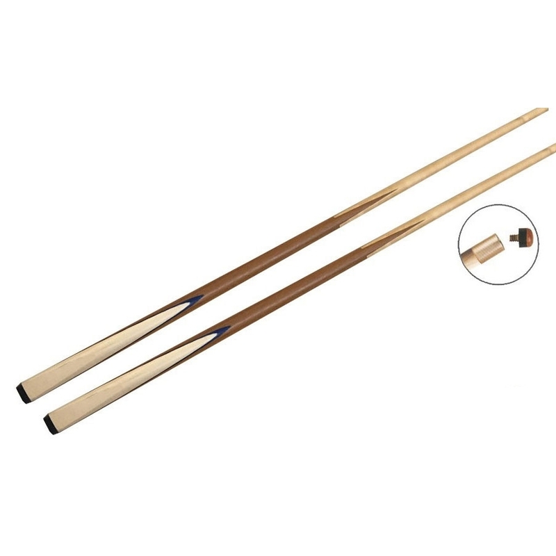 Lot 2 Queues billard Erable en 123 cm 1pc - 986100E