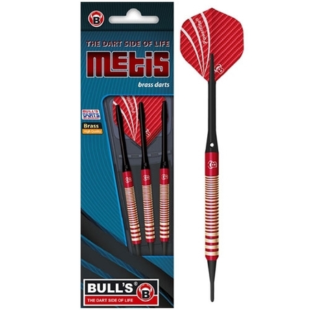 Fléchettes Bull's Metis Soft Rouge 18Grs - BU308R