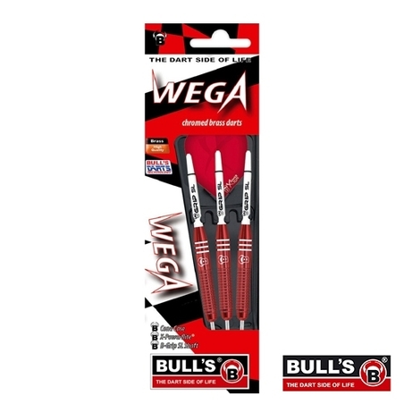 Fléchettes Bull's Wega Acier 23Grs - BU306C