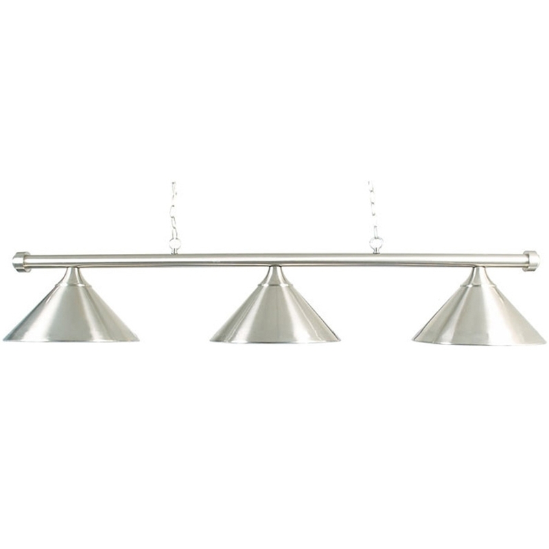 Luminaire 3 globes Alu  Brossé 150 cm - G149AB