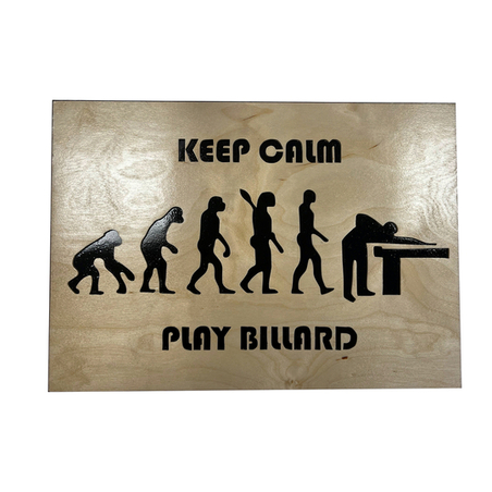 Tableau KEEP CALM PLAY BILLARD - TAB100