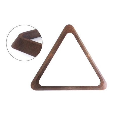 Triangle Delta Universel Marron pour billes de billard 50,8 et 57mm - A215MA