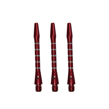 Shafts Aluminium Ringed Rouge (3) - D1630L-R