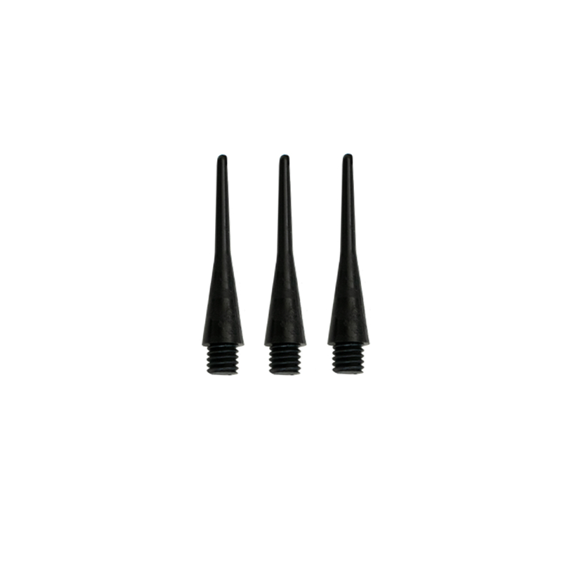 lot  de 50 Pointes Soft 2BA Cone longue noire - D1640