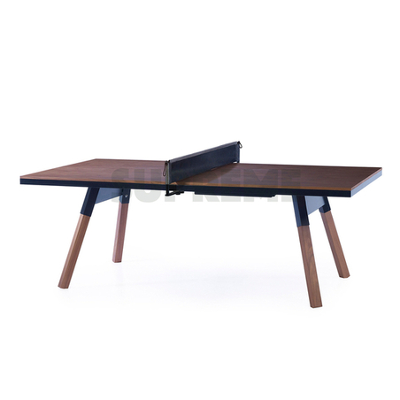 Table de Ping Pong You and Me 220 Convertible Noyer et Noir - TPN220N