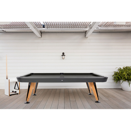 Billard Américain 7ft RS Diagonal Noir Extérieur - DIAG7-EX-N