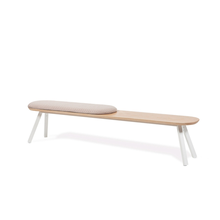 Banc You and Me Blanc-Chêne Clair220 - BYM220BC