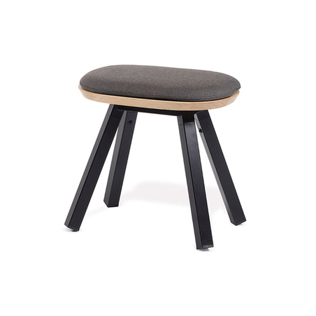 Tabouret You and Me Noir-Chêne Clair 50 - BYM50NC