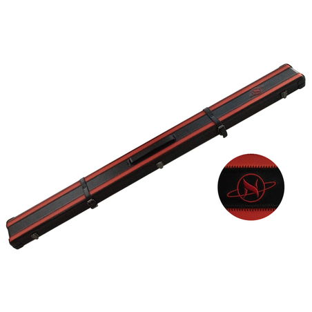 Boîtier Sirius Noir et Rouge pour 2 queues de billard 3/4 Nox Cue - B6108NR-2