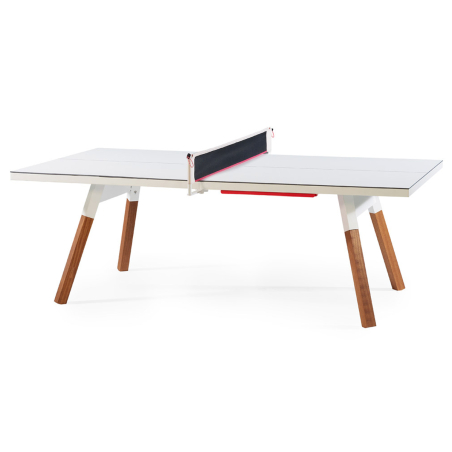 Table de Ping Pong You and Me Standard Convertible Coloris Blanc - TP274B